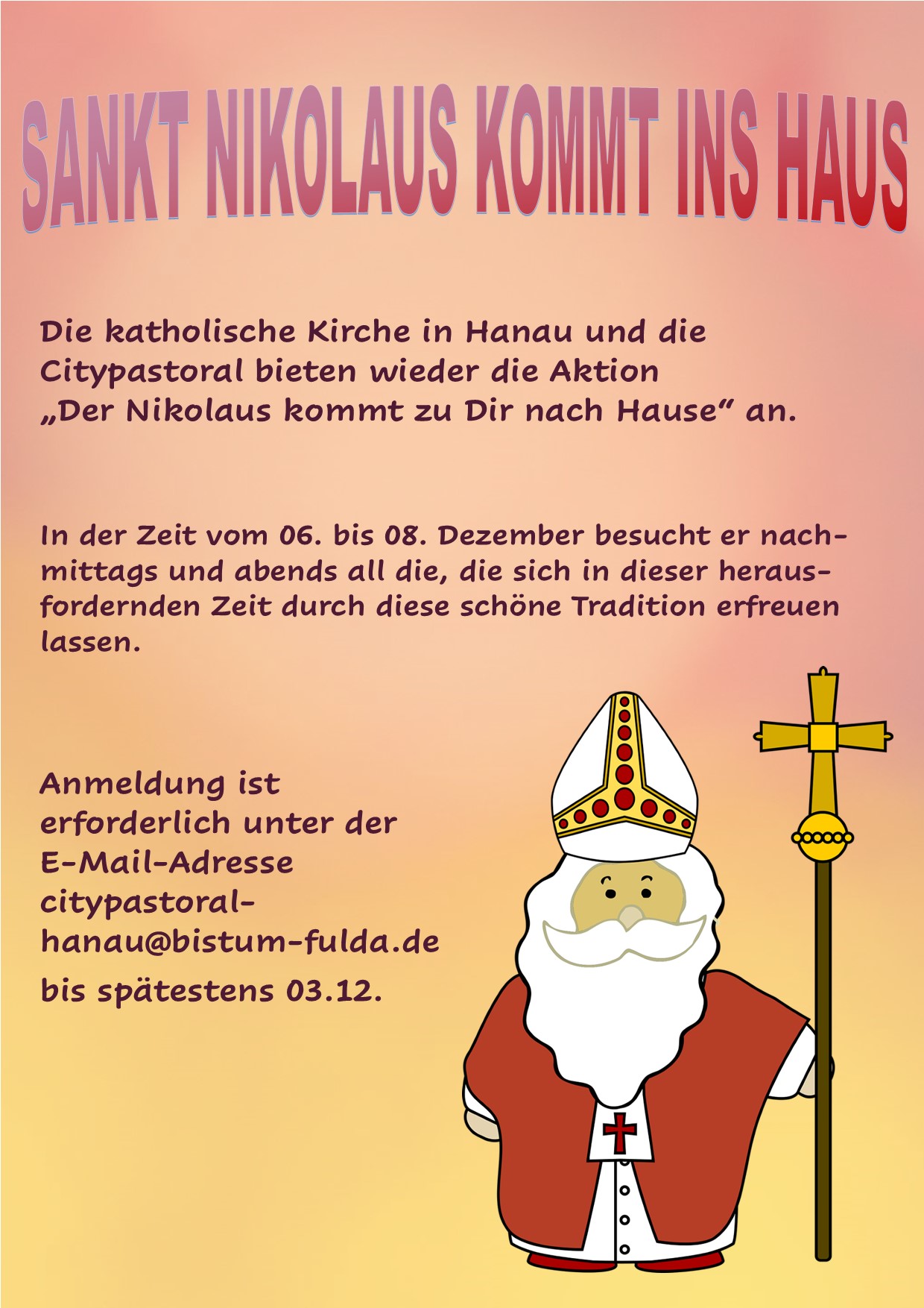 Featured image for “Sankt Nikolaus kommt ins Haus”